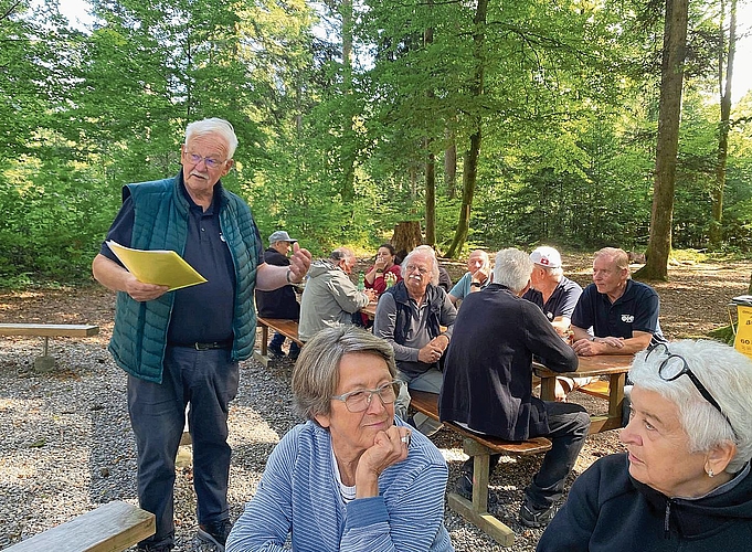 Präsident Werner Kurth begrüsste die Anwesenden.Bilder: Ruedi Friedli Präsident Werner Kurth begrüsste die Anwesenden.Bilder: Ruedi Friedli