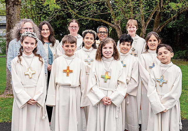 Die Brittnauer Kinder feierten in Strengelbach.BILDer: Dominik Nussbaumer