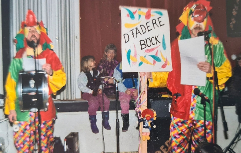 Zusammen mit Hans Senn trat Walter Müller während acht Jahren auch als Schnitzelbänkler auf.