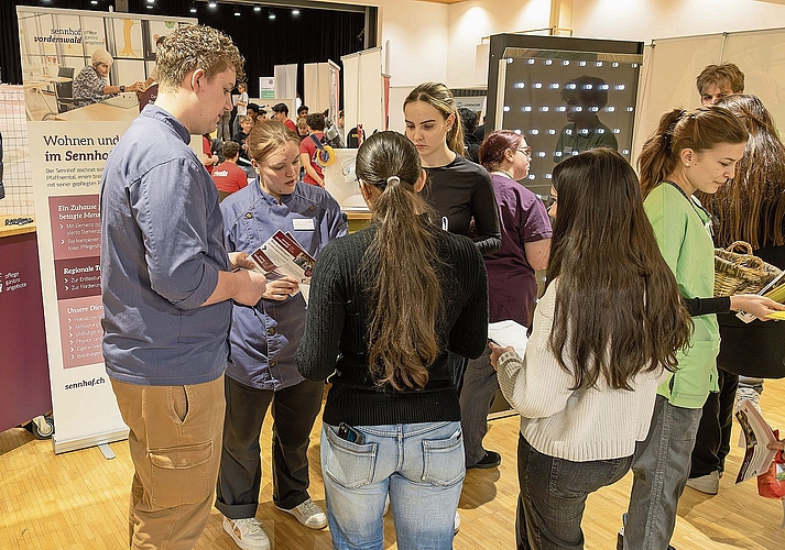 Einblick in die vielfältige Arbeitswelt des Sennhofs Vordemwald.