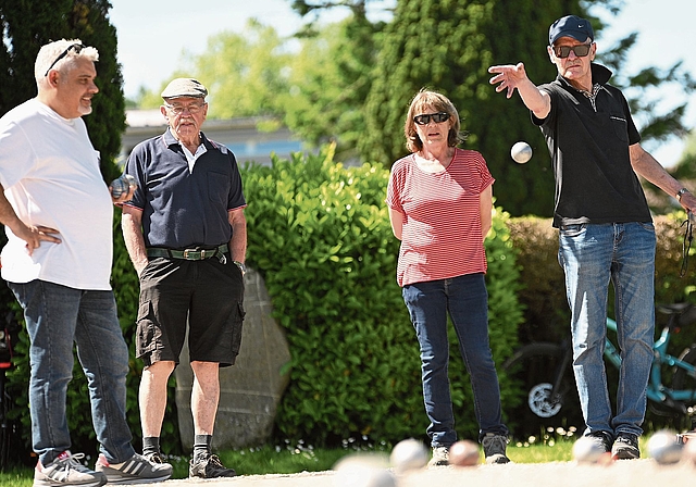 Spiel und Spass waren die zwei Hauptzutaten für den Anlass in Strengelbach.Bilder: Manuel Arnold