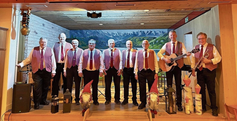 Das Füürwehrchörli wusste an beiden Adventskonzerten zu begeistern.Bild: René Wullschleger