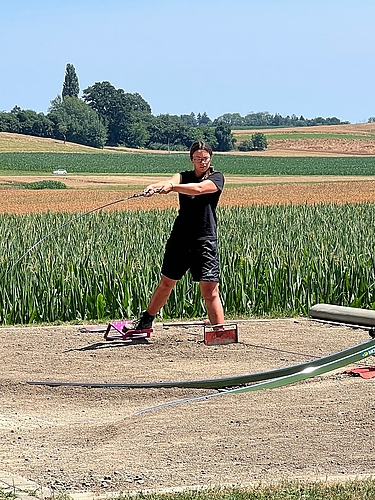 Amelie Katharina Lanz in action.