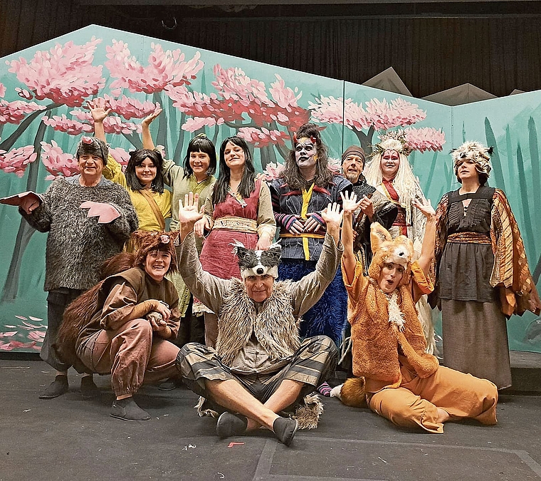 Die Theatergruppe Reiden führte 2025 «De Faxetüüfu» auf.Bild: zvg