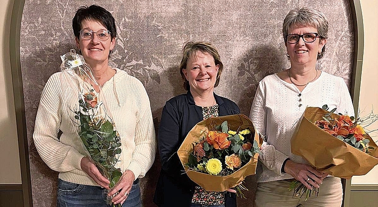 Gabi Fellmann, Vreni Brühlmann und Heidi Burkart (v.l.)bild: Daniela Wüst