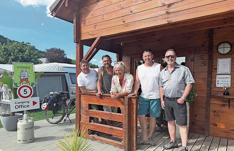 Der aktuelle Vorstand (v.l.): Marc Oesch, Rodrigo Maurer, Jacqueline Rykart, Michael Grütter und Urs Wicki.Bild: zvg