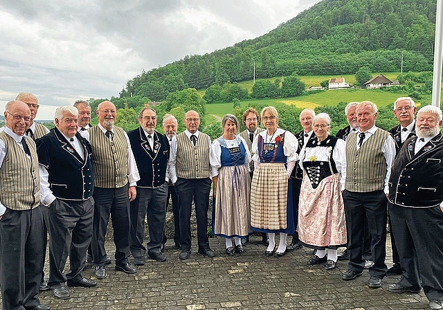 Die Jodlerklubs Burghalde Aarburg und Küngoldingen gehen seit 2023 gemeinsame Wege.Bild: Archiv Wiggertaler