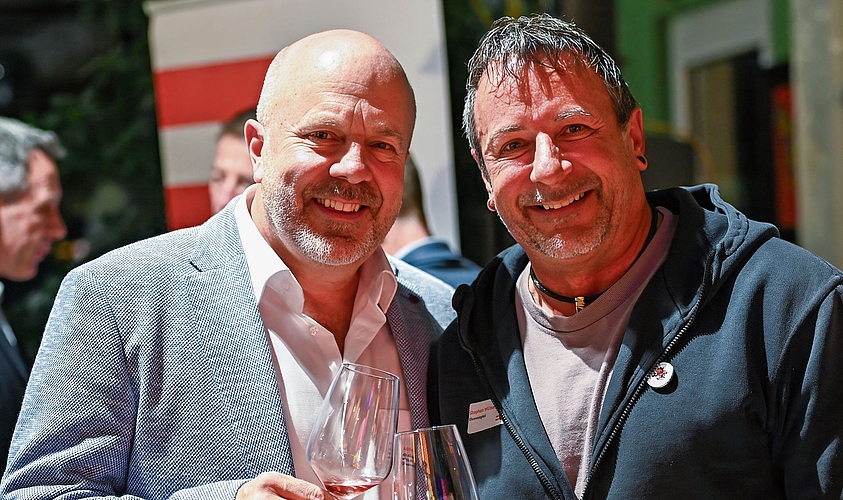 Vor 20 Jahren holte das heutige Ehrenmitglied Stephan Wülser (rechts) Adrian Gaberthüel in den Vorstand.