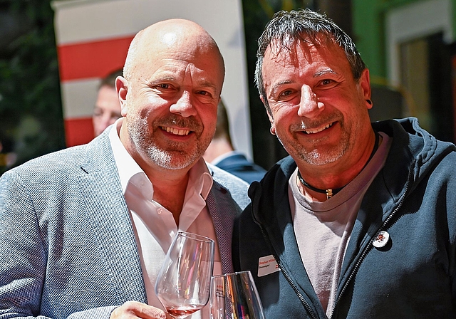 Vor 20 Jahren holte das heutige Ehrenmitglied Stephan Wülser (rechts) Adrian Gaberthüel in den Vorstand.