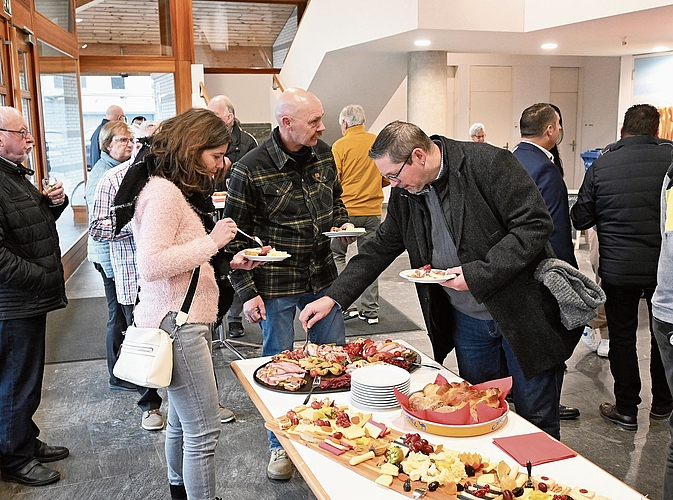 Die organisierende SP Rothrist hatte ein einladendes Buffet bereitgestellt.