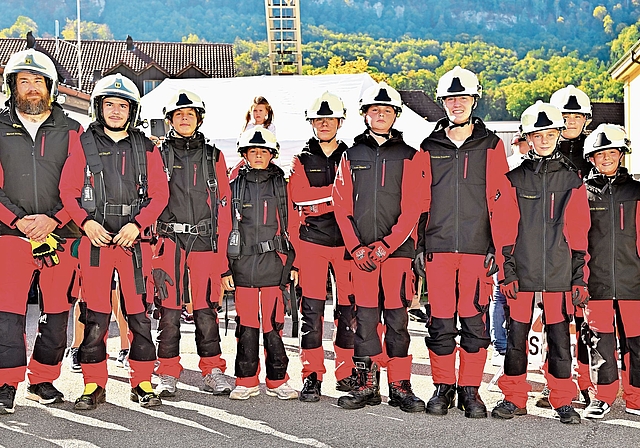 Die Jugendfeuerwehr Region Zofingen.Bild: Habu Fotografie