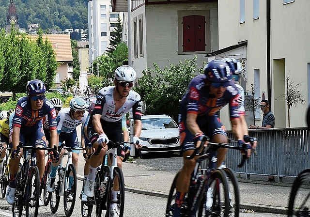 Im letzten Jahr führte die Tour de Suisse über die Henzmannstrasse in Zofingen.Bild: Archiv Janine Müller