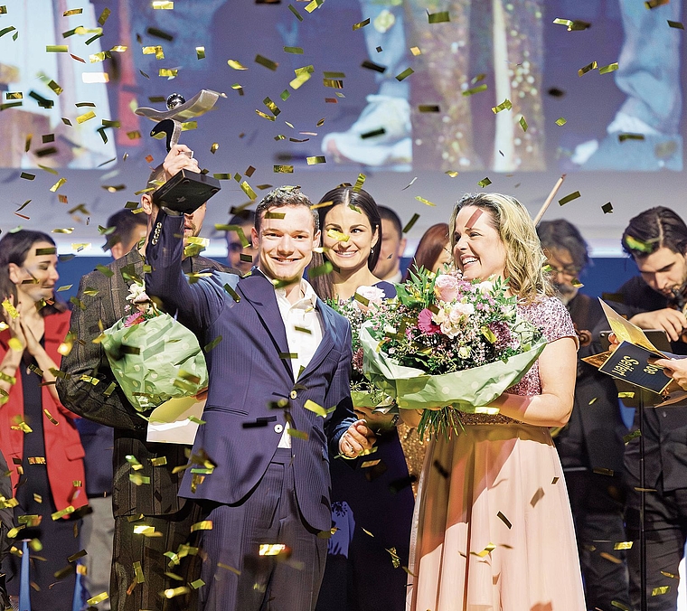 Kunstturner Noe Seifert gewinnt die Wahl zum Aargauer Sportler des Jahres 2025.Bild: Severin Bigler