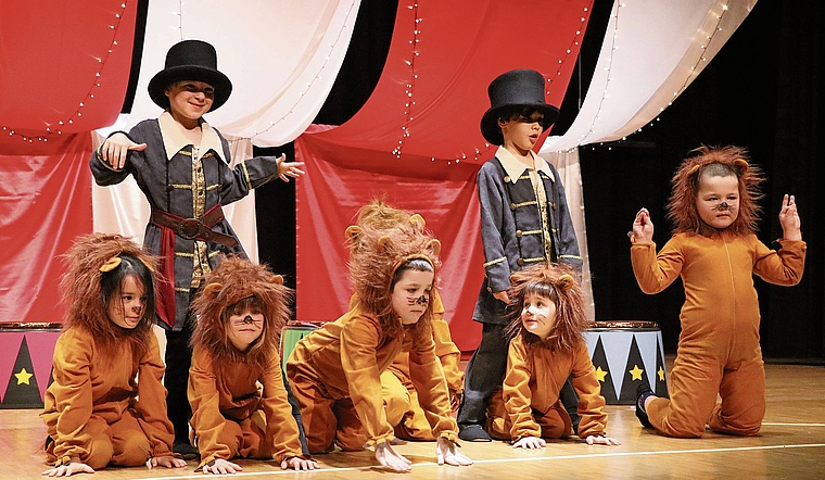 Kleine Raubtiere hatten bei der Zirkusvorstellung ihren grossen Auftritt.Bild: Doris Sestito