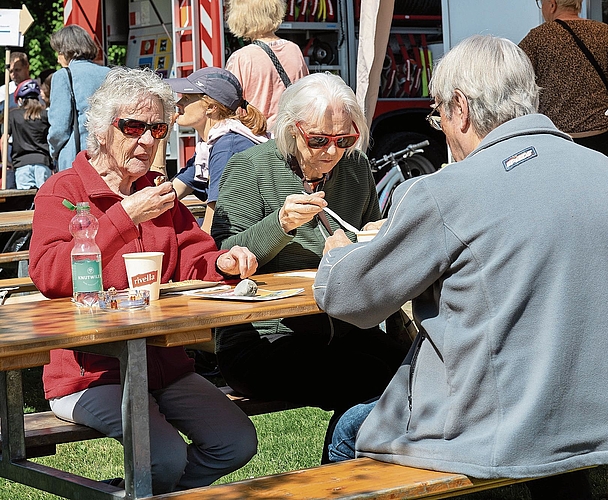 Die Sonnenbrille war ein wichtiges Utensil.