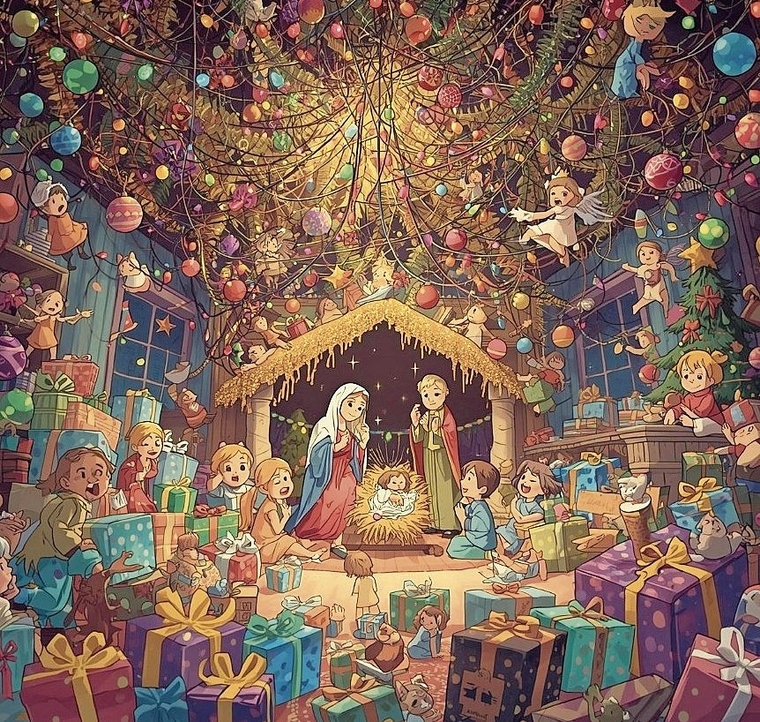 Die Jungschar und der KidsTreff laden zur Weihnachtsfeier ein.Bild: zvg