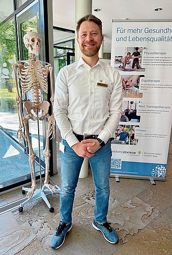 Waldemar Bitter hat die Leitung des Therapiezentrums Lindenhof inne.