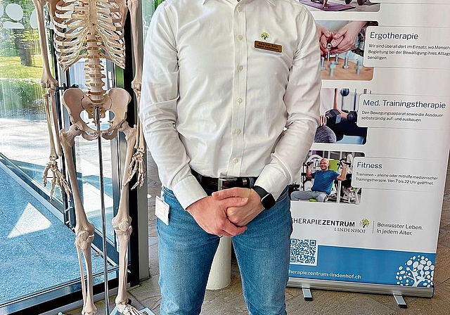 Waldemar Bitter hat die Leitung des Therapiezentrums Lindenhof inne.