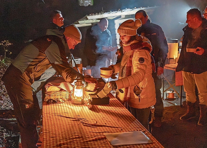 Grosszügige Portionen wurden verteilt. Grosszügige Portionen wurden verteilt.