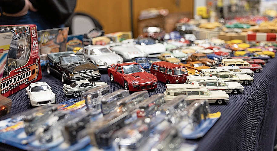 Modellautos, so weit das Auge reicht.bilder: Regina Lüthi