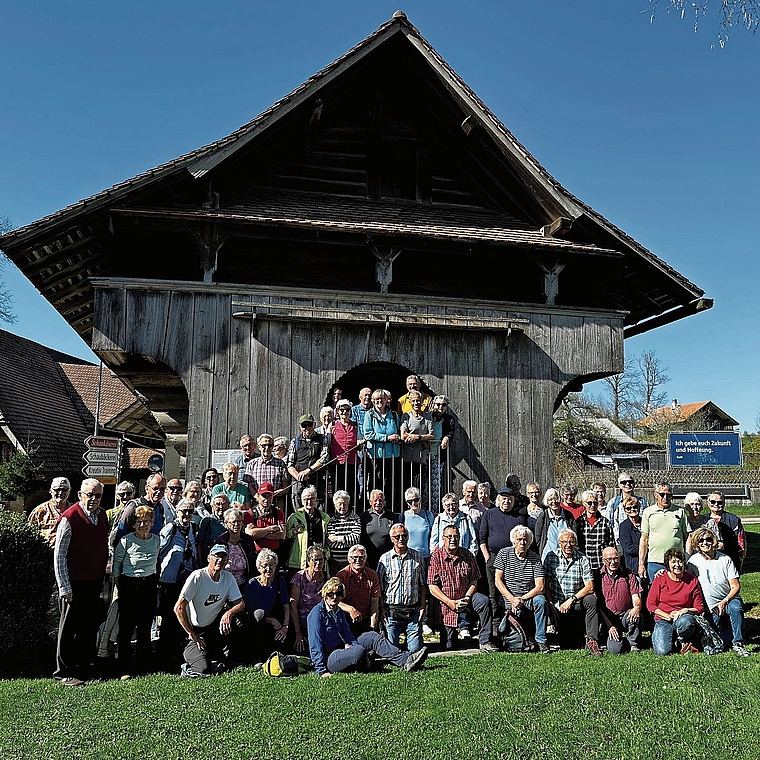 Knapp 70 Seniorinnen und Senioren genossen gemeinsam einen herrlichen Tag.Bild: zvg