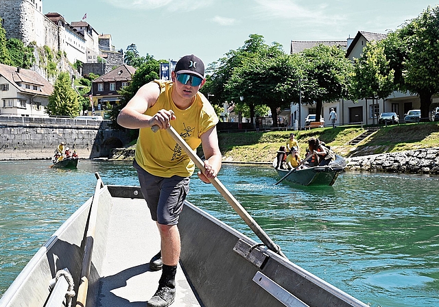 Kraft, Ausdauer und Präzision sind beim Pontoniersport gefragt.