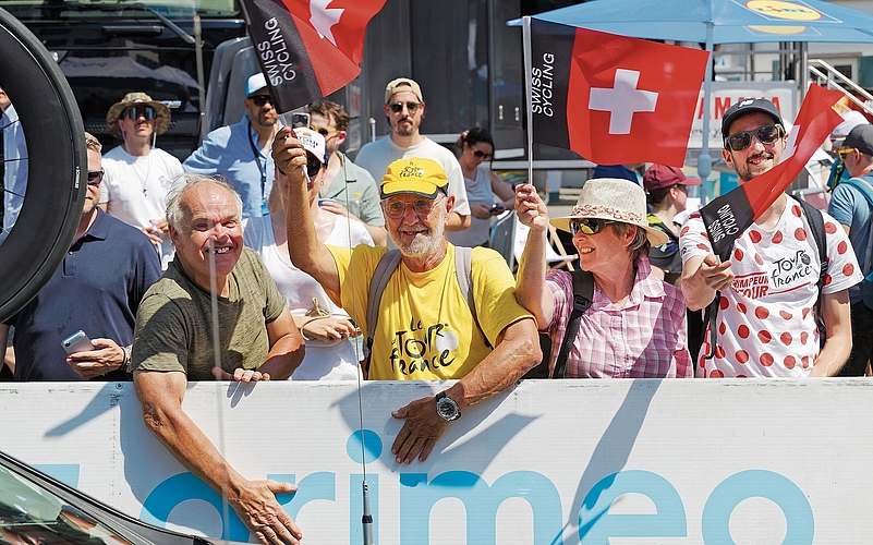 Tour-de-Suisse-Fans aus nah und fern bevölkerten das Städtli. Tour-de-Suisse-Fans aus nah und fern bevölkerten das Städtli.