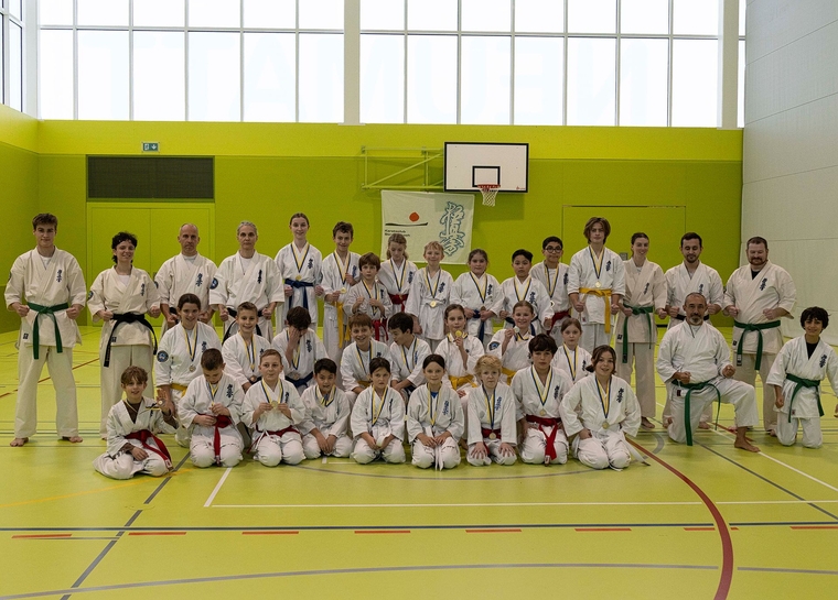 Der Karateclub Strengelbach blickt auf ein erfolgreiches Turnier zurück.Bild: zvg