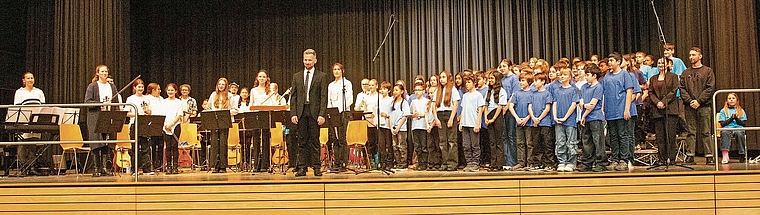 Die Atmosphäre in einem solchen Konzert ist für die Jugendlichen ein besonderes Erlebnis.Bild: Heinz Hug