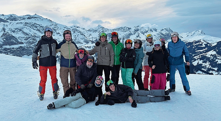 Die Skiweekend-Gruppe vom Turnverein Brittnau.Bild: zvg