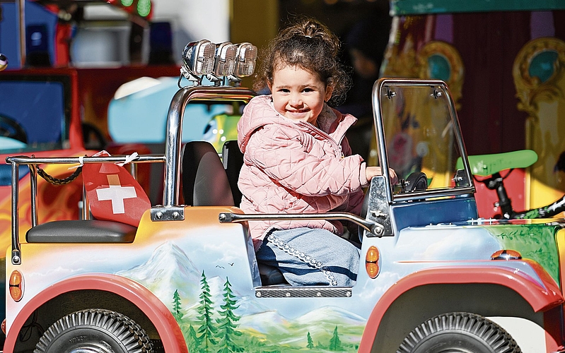 Für die Kleinsten war das Rösslispiel das Grösste.