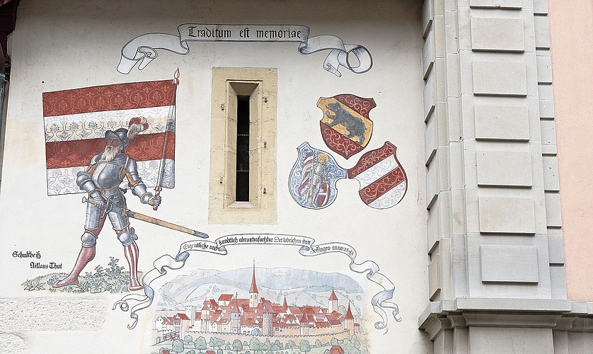 Niklaus Thut ist nicht nur auf dem Brunnen verewigt.Bilder: Regina Lüthi