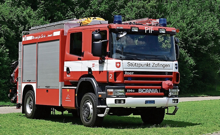 Das heutige Pionierfahrzeug der Stützpunktfeuerwehr.Bild: Hansjuerg Bauer