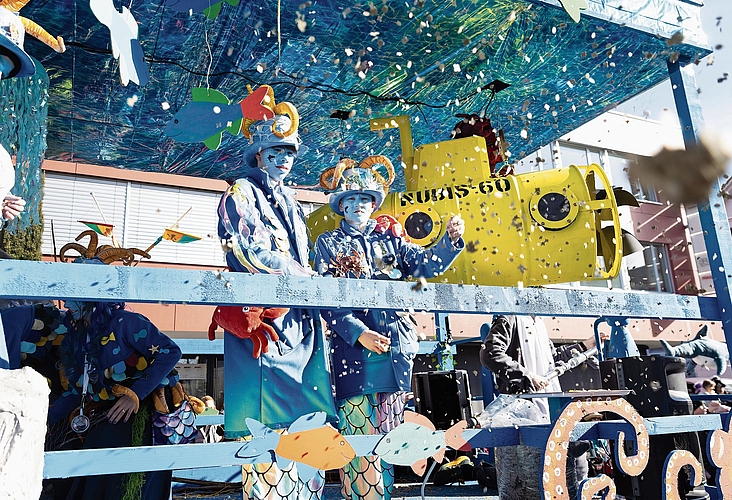 Die Fasnachtsgruppe Scaranubis, Altishofen.Bilder: Manuela Jans-Koch