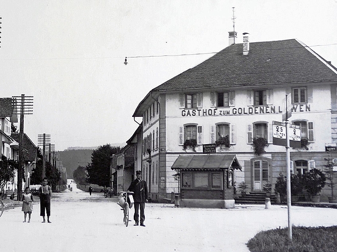Legendär: Der goldene Löwen beim Kreuzplatz. Legendär: Der goldene Löwen beim Kreuzplatz.