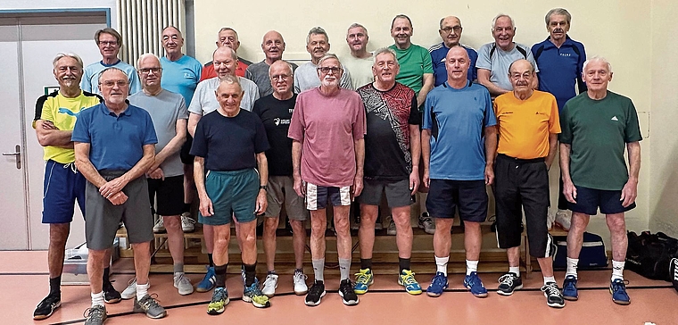 Der Männerturnverein trifft sich immer am Mittwochabend.Bild: ZVG