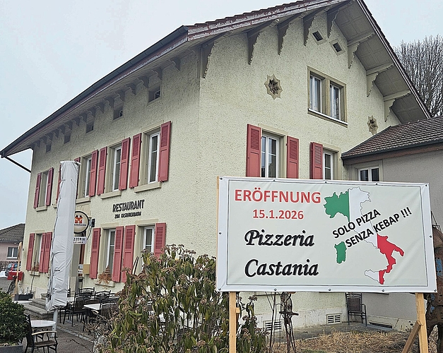 Das Restaurant Kastanienbaum in Strengelbach feierte am 15. Januar Neueröffnung als «Pizzeria Castania».bilder: Oliver Schweizer Das Restaurant Kastanienbaum in Strengelbach feierte am 15. Januar Neueröffnung als «Pizzeria Castania».bilder: Oliver Schweizer
