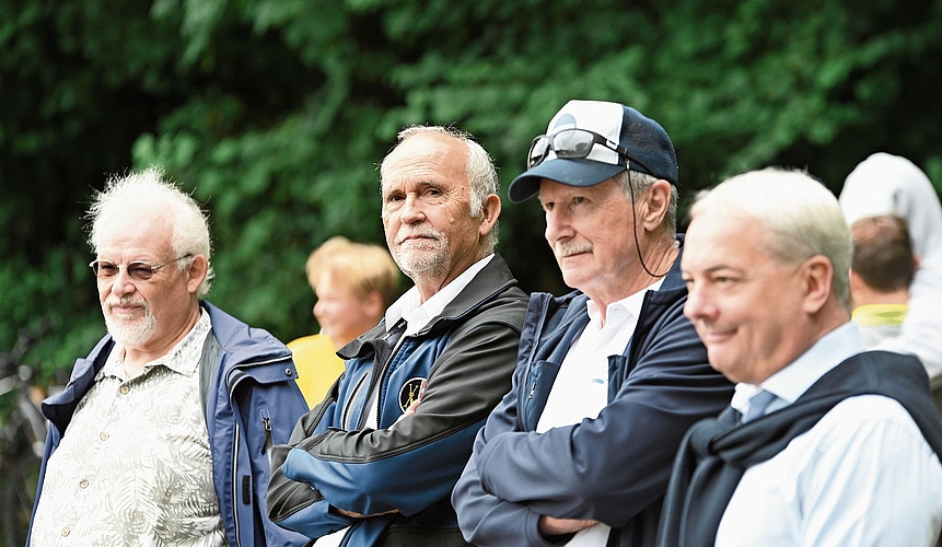 Unter den Ehrengästen war auch Wynaus Gemeindepräsident Christian Kölliker(ganz links).Bilder: Manuel Arnold Unter den Ehrengästen war auch Wynaus Gemeindepräsident Christian Kölliker(ganz links).Bilder: Manuel Arnold
