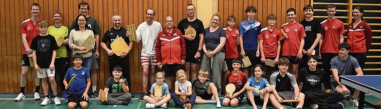 Zum Jahresabschluss lud der TTC Zofingen erneut zum legendären Speckbrättli-Turnier ein.Bild: Zvg