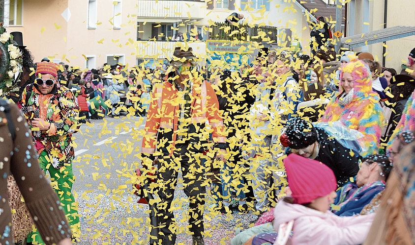 Kein Umzug ohne Konfetti.