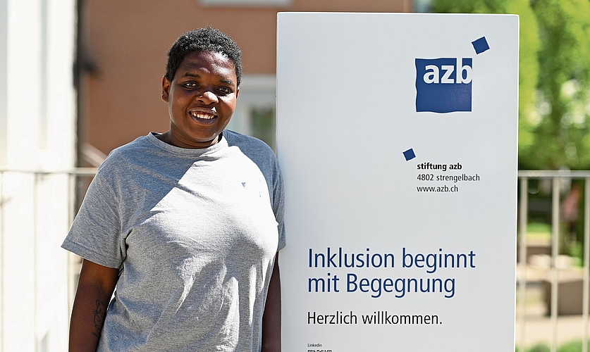 Seit fünf Jahren arbeitet Beatrice Stutz in der Stiftung azb.Bild: Manuel Arnold
