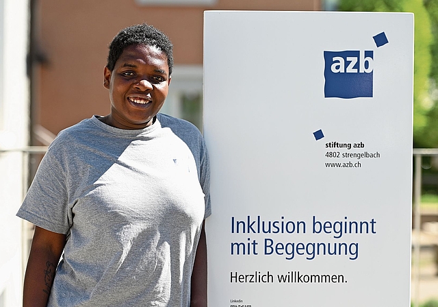 Seit fünf Jahren arbeitet Beatrice Stutz in der Stiftung azb.Bild: Manuel Arnold