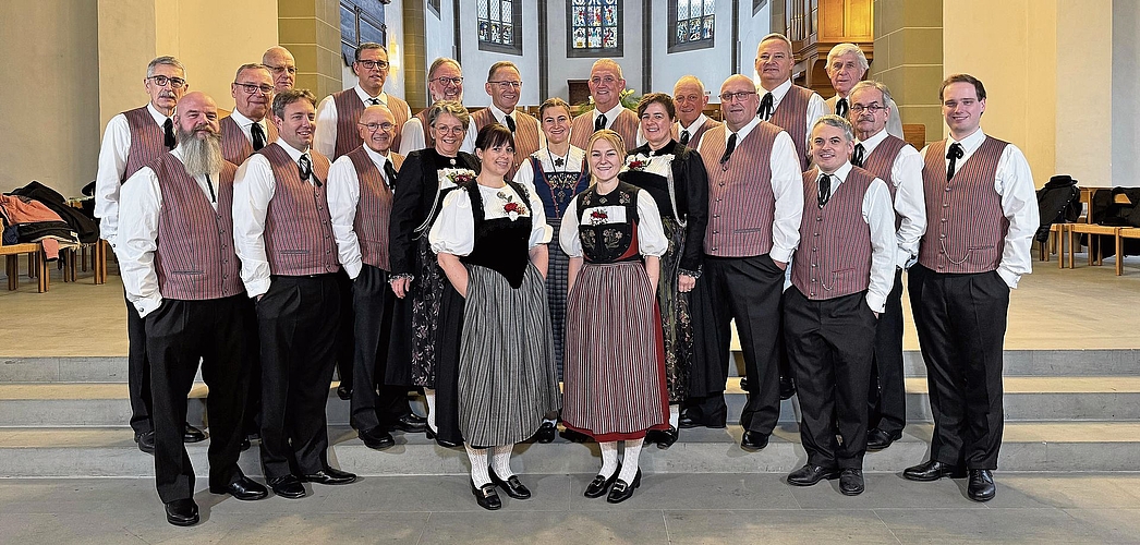 Der Jodlerklub Edelweiss Zofingen freut sich auf die Feierlichkeiten im Rahmen der 100-Jahr-Feier.BildER: ZVG Der Jodlerklub Edelweiss Zofingen freut sich auf die Feierlichkeiten im Rahmen der 100-Jahr-Feier.BildER: ZVG