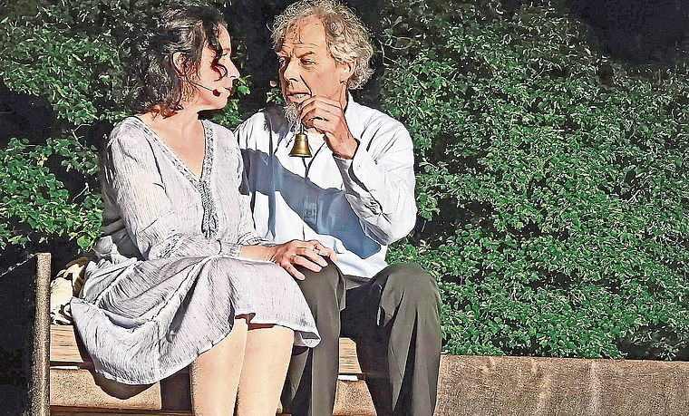 «Wie im Himmel» hiess 2025 das erste Freilichttheater im Rosengarten.Bild: Michael Flückiger
