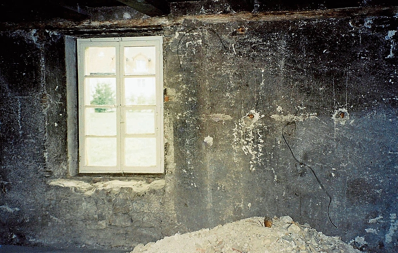 Vorher: Blick ins heutige Museumscafé im Erdgeschoss.Bild: zvg
