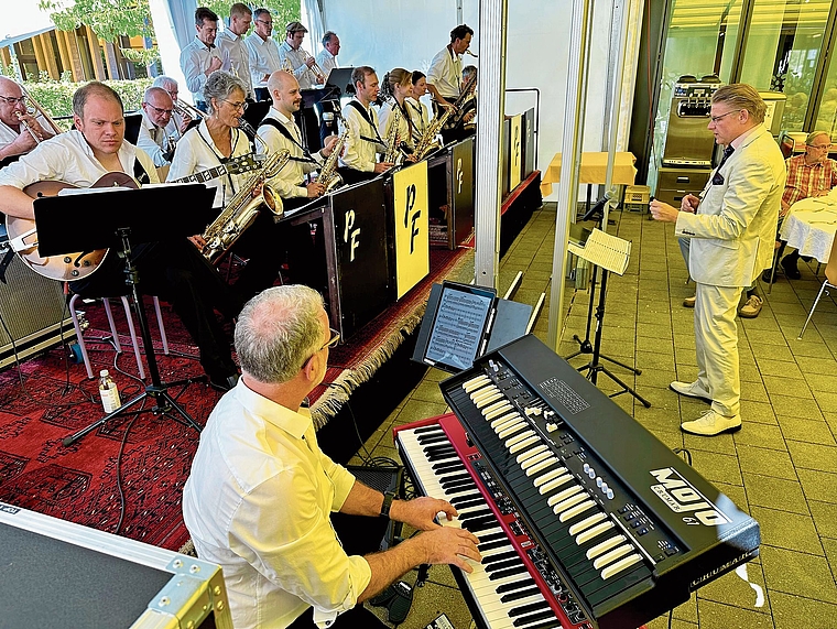 Die Pig Farmers Big Band steht unter der Leitung von Roger Krüger.Bild: zvg