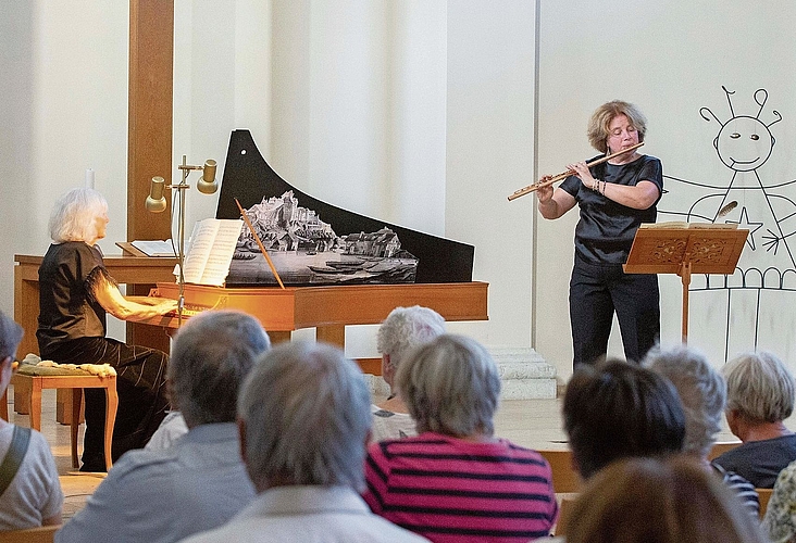 Ein fulminanter Abschluss des Mozart-Festivals am vergangenen Sonntag in der Stadtkirche Aarburg mit Sarah Rumer (rechts) und Christina Kunz.