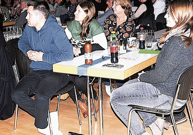 Über 100 Gäste verfolgten am Donnerstag das Jahreskonzert.