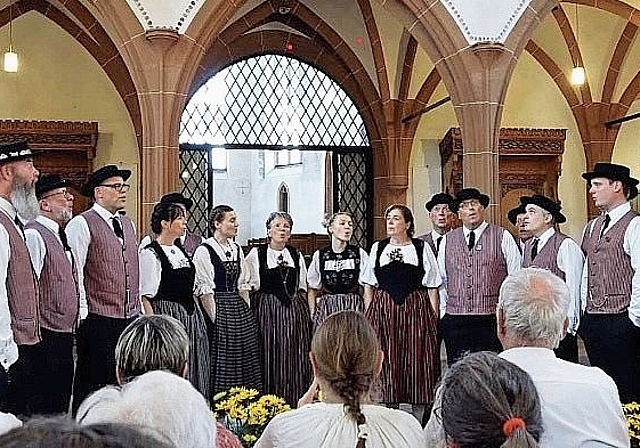 Beim Auftritt gab es Gänsehautmomente.Bild: zvg