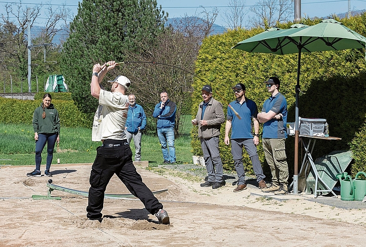 Schwung und Präzision sind ausschlaggebend.Bilder: Patrick Lüthi